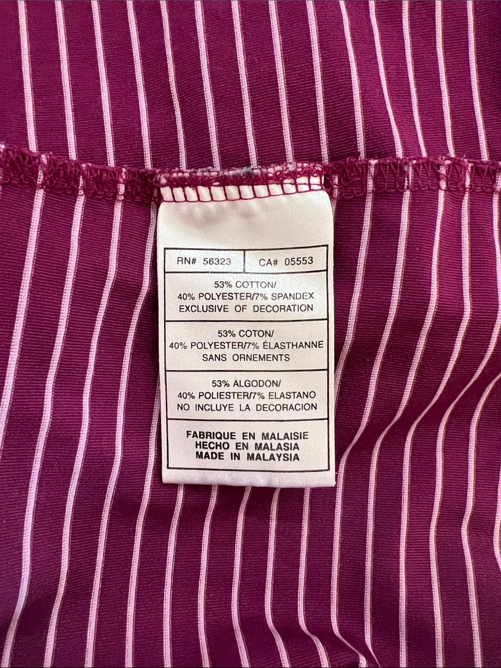 Nike Golf Women’s Polo Purple Striped - Picture 7 of 10